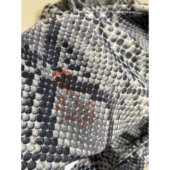 Noli Active Snakeskin Print Crop Leggings Size Small Athletic Yoga Gym Workout - Picture 9 of 11